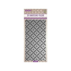 Embossing folder classeur de gaufrage 10,5 x 21 cm FLOWER BACKGROUND 47