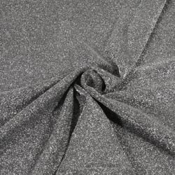 Tissu Maille Lurex pailleté uni Argent
