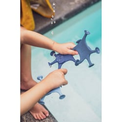 Jeux de ventouse animaux elephants - TRIXIE BABY - Bleu