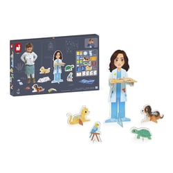 Un jour ... Le veterinaire - Janod - Bleu