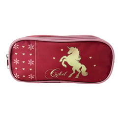Trousse scolaire 2 compartiments Cybel Rose - Bagtrotter