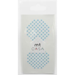 Masking Tape - Masking Tape MT Casa Seal Sticker rond en washi Pois bleu