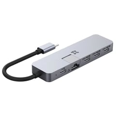 Hub USB-C pour iMac M1 - 5 ports - Structure en aluminium durable et solide - Gris sidéral
