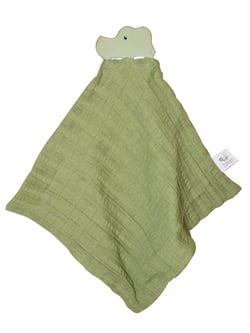 Doudou Crocodile - Tikiri - Safari - Vert - 25 x 23 cm