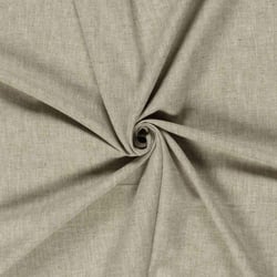 Tissu Chambray Lin Coton Chevrons Vert kaki clair