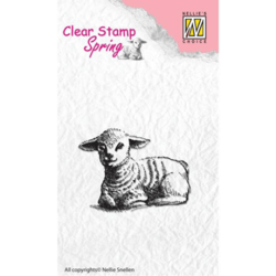 Tampon transparent scrapbooking Nellie's choice MOUTON 003