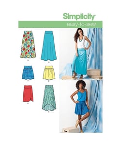 Patron Simplicity 1616 Jupe taille n°FR 42-50