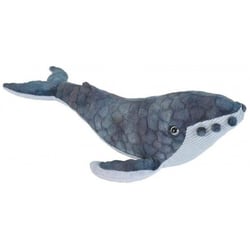 Peluche baleine à bosse 50 cm - cuddlekins - wild républic - 22472