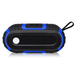 Enceinte Bluetooth Outdoor Anti-Éclaboussures Avec Appels Mains-Libres Et Support USB Bleu YONIS