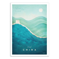 Affiche 30x40 cm - Visit China - Henry Rivers