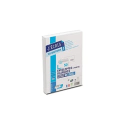 Enveloppes - Blanche - C5 - 162x229mm - Auto adhésive - Paquet de 50 - GPV