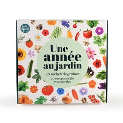 Coffret 40 sachets de graines à semer - Radis et Capucine