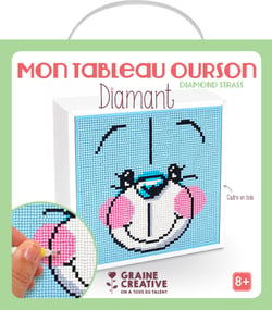 Kit Tableaux Diamants Ourson