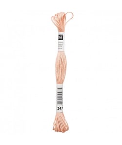 Fil à broder mouliné Uni - Rico Design 247 Rose