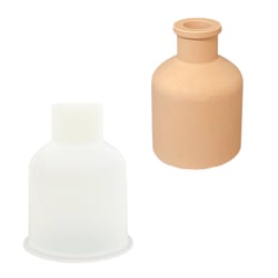 Moule en silicone 7,8 cm x 10,1 cm - Vase rond