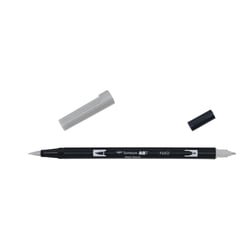 Lot de 6 feutres double pointe pinceau - TOMBOW - ABT Dual Brush Pen N60 gris froid 6