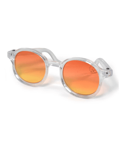 Lunettes de soleil orange pour Amigurumi / Poupée - 8,5 x 2,5 cm - Circulo Orange