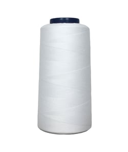 Cônes de fil à Coudre Polyester 40/2 - 1500m- Top Qualité - Distrifil 101 Blanc
