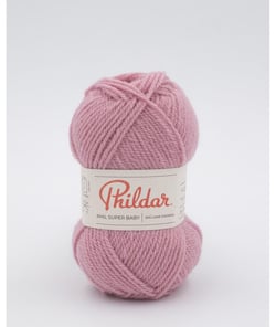 Pelote de laine à tricoter SUPER BABY - 25GR - Phildar - certifié Oeko-Tex Rose The