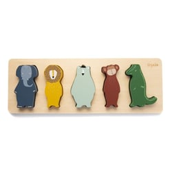 Puzzle de formes en bois trixie - TRIXIE BABY - Jaune