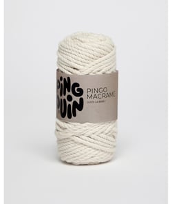 Bobine de corde PINGO MACRAME - 100GR - Pingouin Ecru