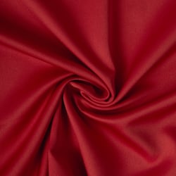 Tissu  Micro Satin mat Joséphine uni  Rouge