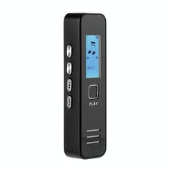 Dictaphone Audio HD Enregistrement Clair Avec Réduction De Bruit Et Chiffrement YONIS