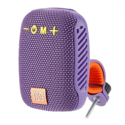Enceinte Waterproof Bluetooth 5.3 TWS Autonomie 3h FM TF USB IPX5 Violet YONIS