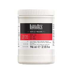 Médium gel - Mat - Peinture acrylique - Liquitex - Pot 946ml