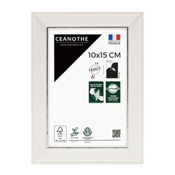 Cadre photo Vittoria blanc 10x15 cm