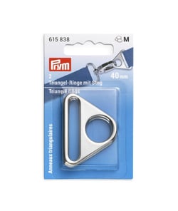 Lot de 2 Anneaux Triangulaire Metal 40 mm - Prym Argenté