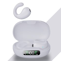 Ecouteurs Bluetooth Sans Fil Avec Compartiment De Charge Numérique Blanc Blanc YONIS