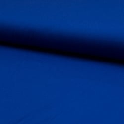 Tissu Popeline de coton unie Bleu roi