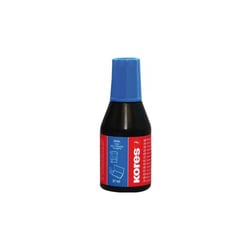 Flacon encre pour encreur - Bleu - Indélébile - Séchage rapide - 27ml - Kores