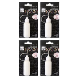 4 tubes de colle blanche pointe fine - 20 ml