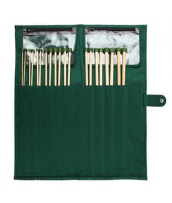 Set aiguilles à tricoter Bamboo 33 cm - Knitpro taille n°8220