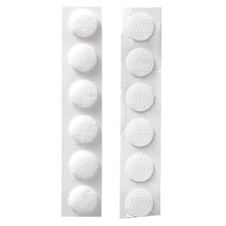 Fermeture velcro, ronde, 12 mm, 20 pces