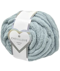 Pelote Chenillove Super Big 300g – Rico Design : Douceur XXL pour des Créations Moelleuses 07 Aqua bleu