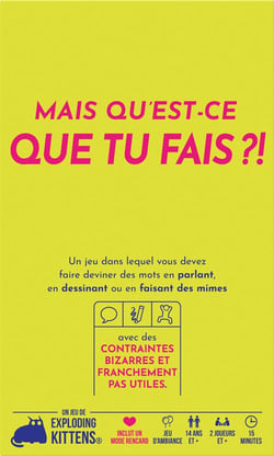 Jeu d'ambiance Mais qu'est-ce que tu fais ?! - ASMODEE