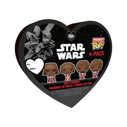 Star Wars Valentines - Pack 4 figurines Pocket POP! Choc 4 cm