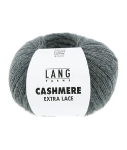 Pelote CASHMERE EXTRA LACE exceptionnelle à tricoter - 25gr- Lang Yarns : Une laine d’exception, douce et luxueuse 0210 Gris