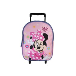 Sac à dos enfant à roulettes 32 cm - Disney Minnie - Rose - 1 compartiment