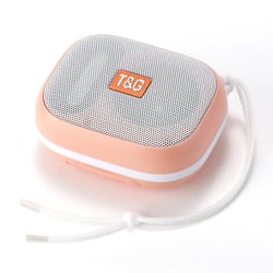 Mini Enceinte Bluetooth Portable Etanche IPX7 Son 3D Autonomie 5H Connexion TWS Rose YONIS