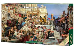 Puzzle 4000 pièces - Les Torches de Néron, Henryk Siemiradzki - Castorland