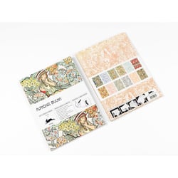 Papiers créatifs - Œuvres de Alphonse Mucha - Scrapbooking - 12 feuilles - 50x70cm