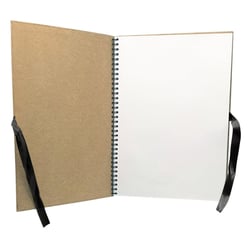 Album kraft A4 21x29,7 cm 80 pages blanches