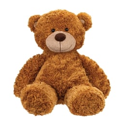 Peluche AURORA - Ours Bonnie - 33 cm - Marron