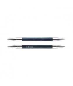 Aiguilles interchangeables ROYALE bois de 12,5 cm N° 6 à 8 - Knitpro taille n°8