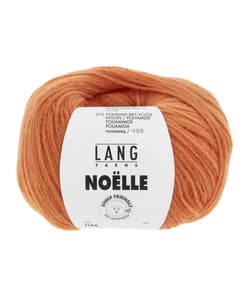 Pelote de laine à tricoter NOËLLE - Lang Yarns 59 Orange