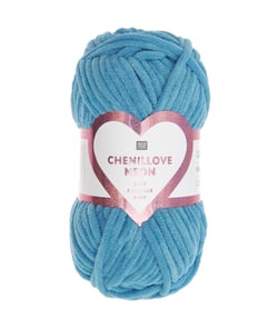 Découvrez la Douceur de la Pelote Velours Creative Chenillove Néon 50GR de Rico Design 08 Néon Bleu